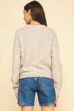 Hilary Stitch Detailed Knit PINCH Sweater