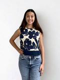 PINCH Iliana Floral Sleeveless Crop Top