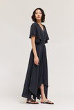 Nadia Midnight Unbalanced Skirt Maxi Grade and Gather Dress