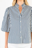 THML Eilijah Stripe Button Down  Top
