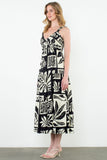 Olivia Print Maxi THML Dress