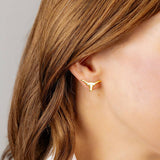 Kathryn Texas Longhorns Stud Earrings