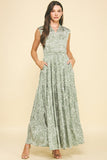 Emily Print Tiered Maxi PINCH Dress