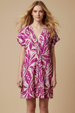 PINCH Tilly Botanical Print Tunic Mini Dress