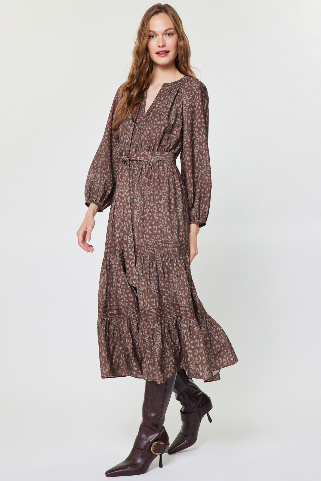 current air midi dress Madison Abstract Animal Printed M group:VM2255-Pink 2090363 100% Silk Dry Women's Sexy Solid Color US Sizes:12 Men's = 13.5 Women's