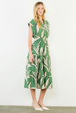 THML Jenna Short Sleeve Pattern Print Dress