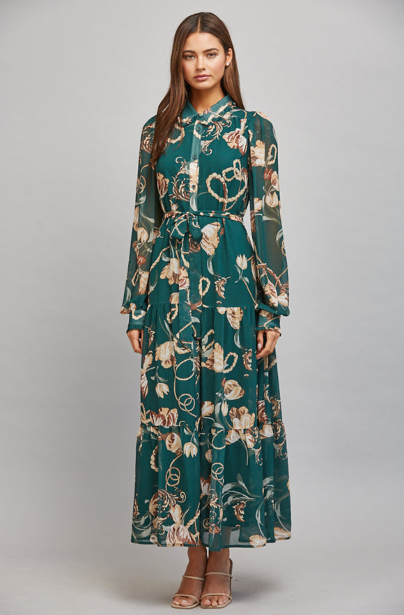 Calista Floral and Chain Button Down Midi FATE Dress – Fig Tree Jewelry & Accessories