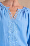 Shiloh Round Neck Current Air Blouse
