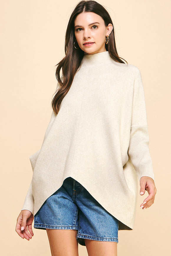 Lydia Turtle Neck Long Sleeve PINCH Sweater