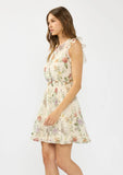 Lovestitch Inez Floral Print Mini Dress