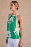 Kesha Halter With Back Key Hole Current Air Blouse