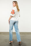 Hayden Embroidered Puff Sleeve THML Top