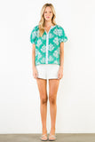 THML Aylani Bubble Sleeve Top