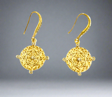 Arnia Gold Coin Dangle Earrings