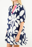 THML Carlie Geometric Pattern Short Dress