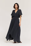 Nadia Midnight Unbalanced Skirt Maxi Grade and Gather Dress