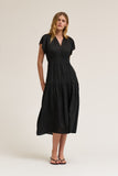 Holly Grade and Gather Black Midi Dress