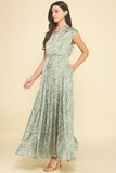 Emily Print Tiered Maxi PINCH Dress