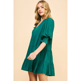 Piper V Neck Tiered Mini PINCH Dress