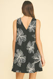 PINCH Karly Floral Embroidered A Line Mini Dress