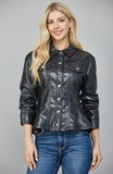 Twyla Faux Leather FATE Jacket