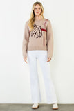 THML Lucille Horse Head Print Sweater
