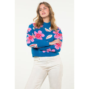 Robin Flower Knit THML Sweater