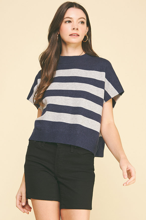 Allie Stripe PINCH Sweater Vest