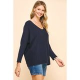 Emily Soft V Neck Knit PINCH Sweater