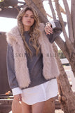 Josie Fur Skies are Blue Vest
