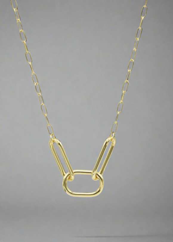 Camila Paperclip Necklace