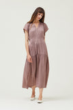 Bertha Grade and Gather Lilac Midi Dress