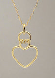 Evelyn Heart Knot Necklace