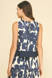 PINCH Iliana Floral Sleeveless Crop Top