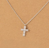 Gianna Quartz Cross Necklace