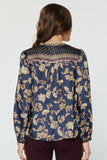 Anna Ruffled Collar Current Air Blouse