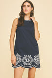 PINCH Mabel Floral Embroidered Mini Dress