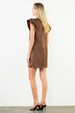 THML Zenobia Ruffled Short Sleeve  Dress