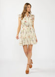 Lovestitch Inez Floral Print Mini Dress