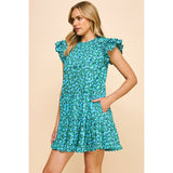 Isla Floral Print Tiered Mini PINCH Dress SALE