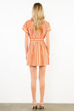 THML Shayla Short Sleeve Stripe Dress