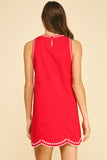 PINCH Rosalinda Floral Embroidered Mini Dress