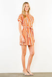 THML Shayla Short Sleeve Stripe Dress