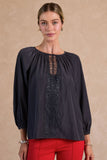 Tanya Round Neck Current Air Blouse