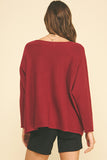 Lori Soft V Neck Knit PINCH Sweater