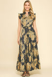 Leticia Floral Print Tiered Maxi PINCH Dress