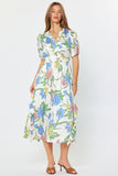Willa Floral Print Midi Current Air Dress