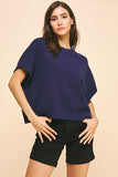 Patricia Dropped Shoulder PINCH Sweater Top