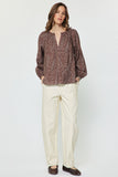 Sammie Abstract Animal Printed Current Air Blouse