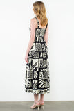 Olivia Print Maxi THML Dress